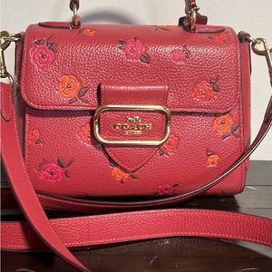 Coach peony purse new without tags